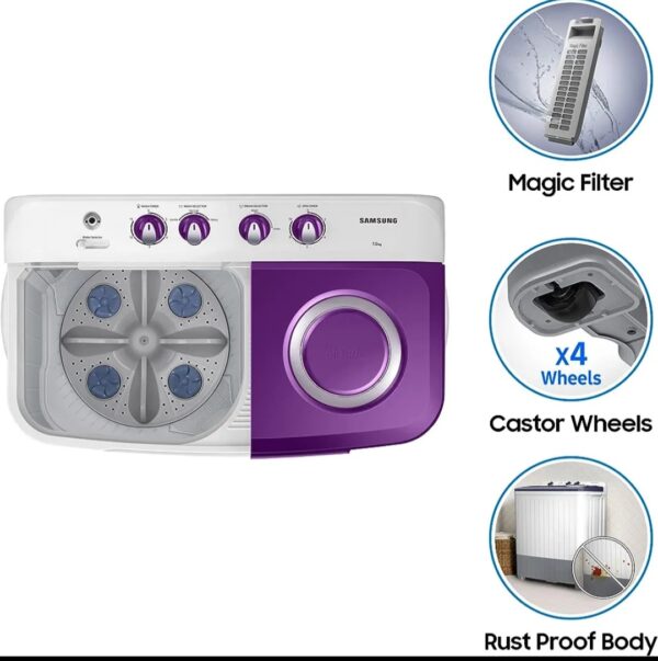 Samsung WT70M3000UU/TL 7.0Kg Semi Automatic Washing Machine - Image 5